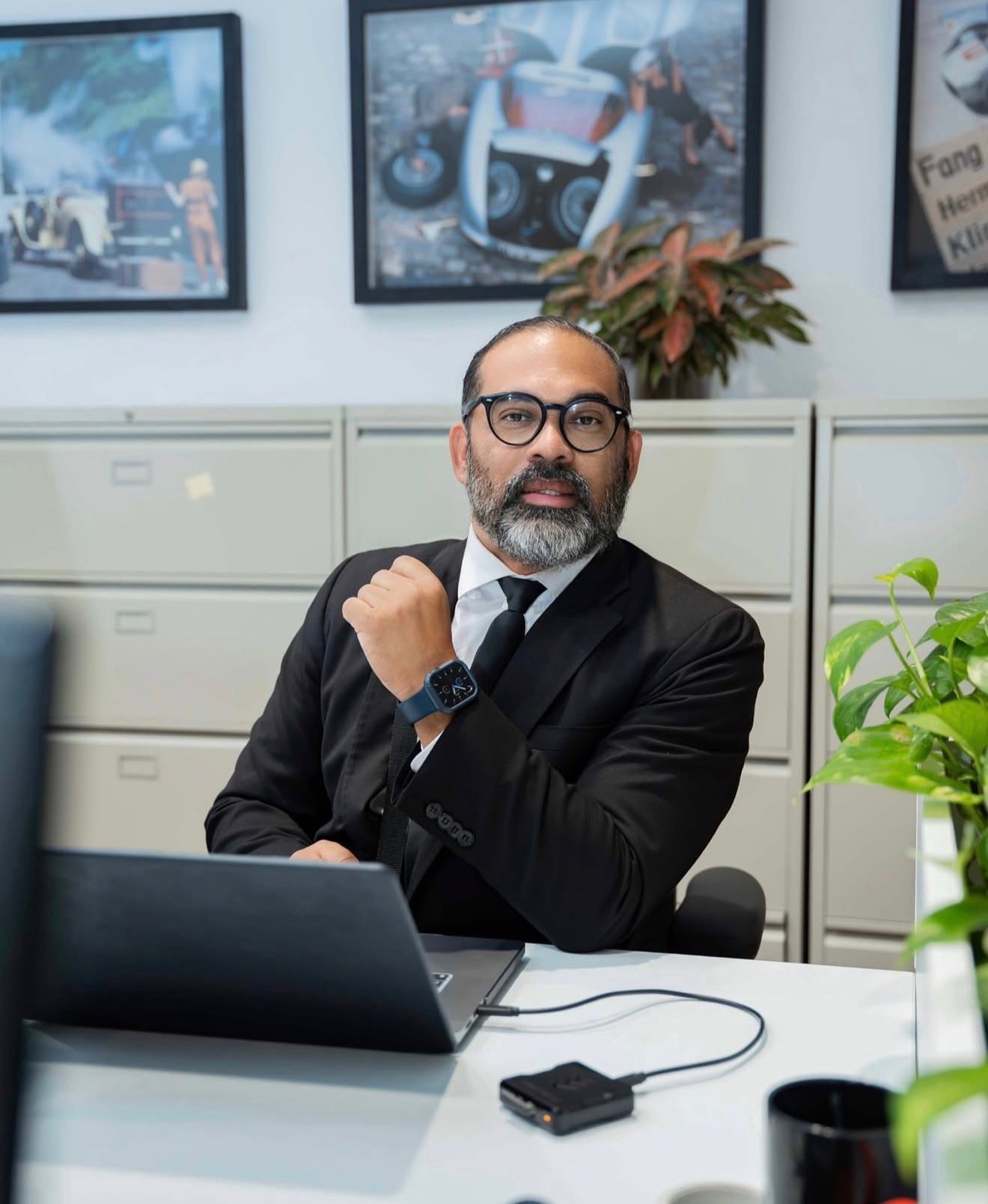 Happy family with financial security